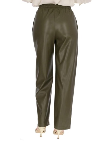 Liu Jo Pantalone Donna Jogging in Tessuto Spalmato  | Mariadesole.it