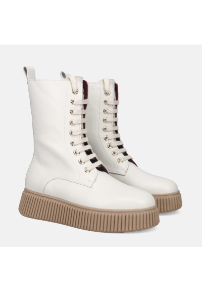 Lorenzo Mari Stivaletto Stringato Donna Sally 1 in Pelle  | Mariadesol