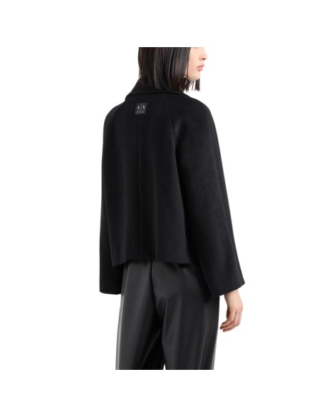 Caban Doppiopetto con Bottone a Contrasto Donna Armani Exchange – Eleg