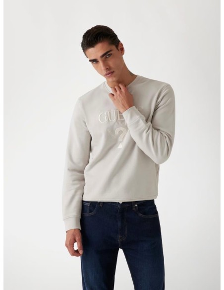 Felpa Logo Frontale Guess Uomo – Eleganza e Comfort con un Tocco Monoc