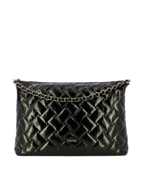 Liu Jo Borsa a Spalla Ecosostenibile Black  | Mariadesole.it