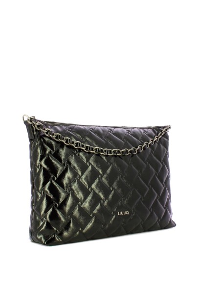 Liu Jo Borsa a Spalla Ecosostenibile Black  | Mariadesole.it