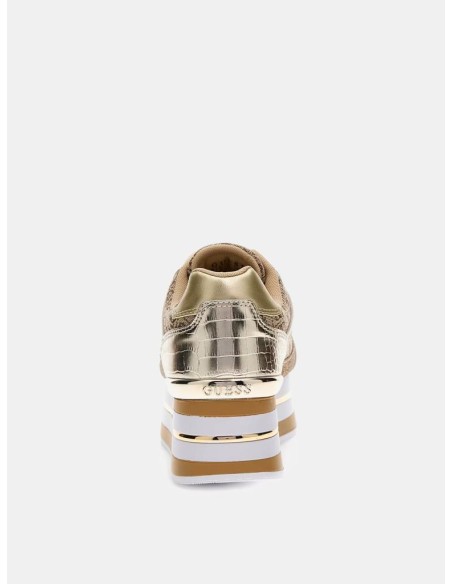 Guess Runner Hansini Donna con Stampa 4G e Inserti Laminati  | Mariade