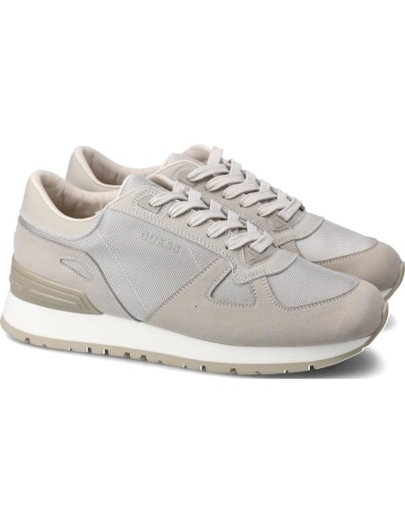 Guess Runner Uomo Tresa Beige con Inserti Scamosciati  | Mariadesole.i