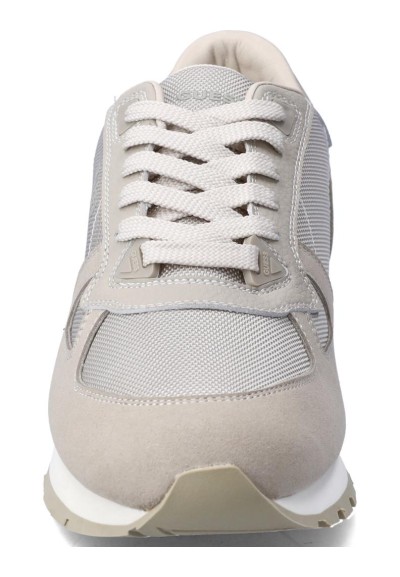 Guess Runner Uomo Tresa Beige con Inserti Scamosciati  | Mariadesole.i