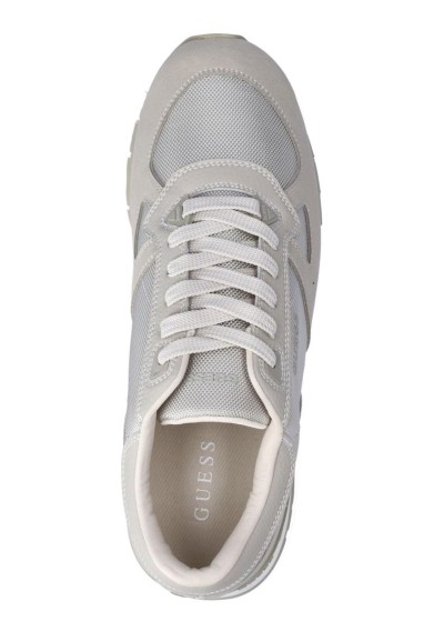 Guess Runner Uomo Tresa Beige con Inserti Scamosciati  | Mariadesole.i