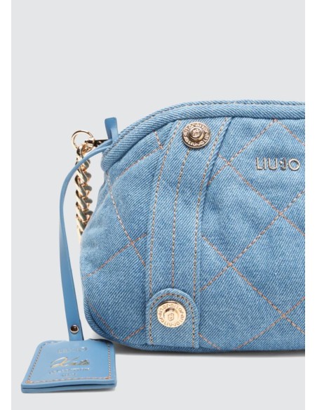 Liu Jo Donna Borsa a Tracolla in Denim Matelassé  | Mariadesole.it