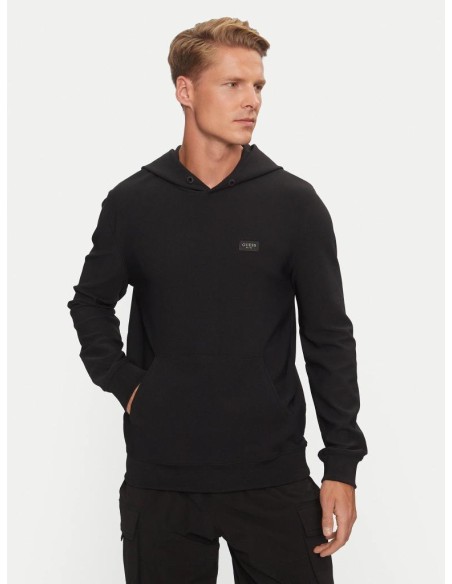 Felpa Guess Uomo con Cappuccio e Logo  | Mariadesole.it