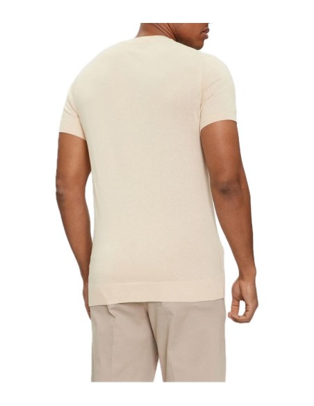T-shirt Uomo Guess Slim Fit in Cotone e Seta  | Mariadesole.it