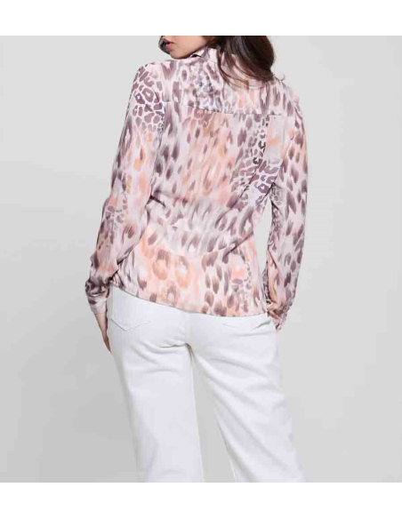 Camicia in fantasia Guess Donna Regular Fit – Eleganza e Tendenza  | M
