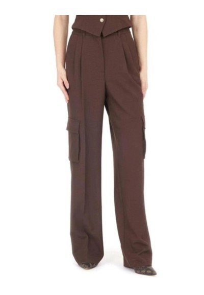 Pantaloni Cargo Guess Donna in Tessuto Regular Fit  | Mariadesole.it