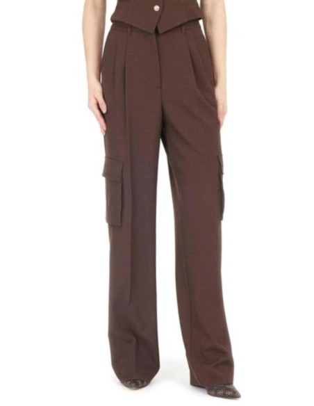 Pantaloni Cargo Guess Donna in Tessuto Regular Fit  | Mariadesole.it