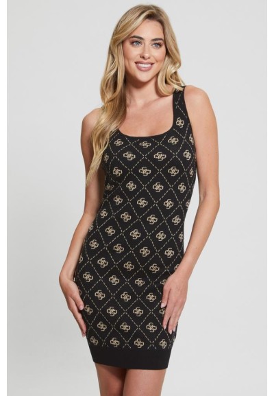 Mini Abito Donna Guess in Misto Lana con Logo 4G  | Mariadesole.it