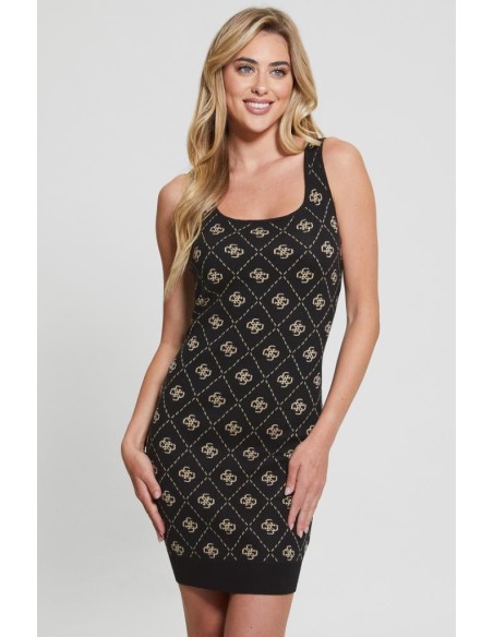 Mini Abito Donna Guess in Misto Lana con Logo 4G  | Mariadesole.it