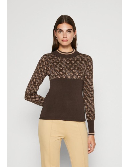Maglione Donna Guess in Misto Viscosa Slim Fit  | Mariadesole.it