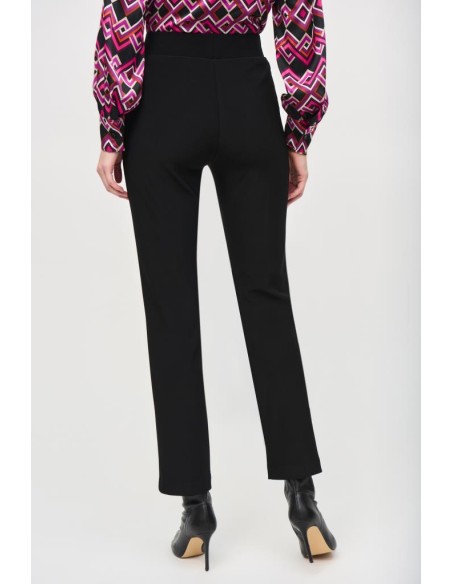 Pantaloni Dritti in Maglia di Seta Legata Donna  | Mariadesole.it