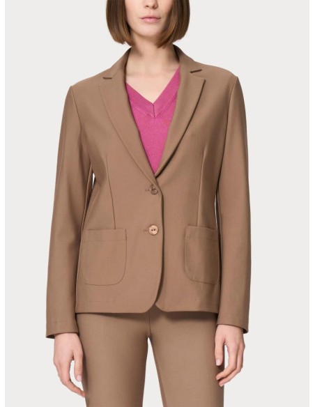 Giacca Donna Ragno in Compact con Due Bottoni  | Mariadesole.it