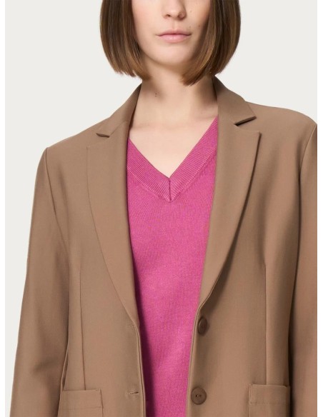 Giacca Donna Ragno in Compact con Due Bottoni  | Mariadesole.it