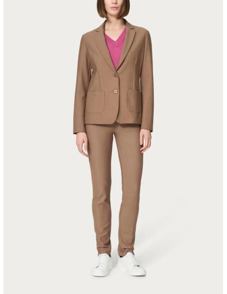 Giacca Donna Ragno in Compact con Due Bottoni  | Mariadesole.it