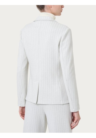 Giacca Ragno Donna Gessato in Tessuto Eco Jacquard  | Mariadesole.it