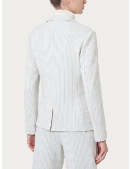 Giacca Ragno Donna Gessato in Tessuto Eco Jacquard  | Mariadesole.it