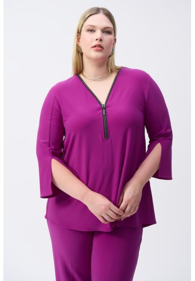 Maglia da Donna Aderente e Svasata di Seta  | Mariadesole.it