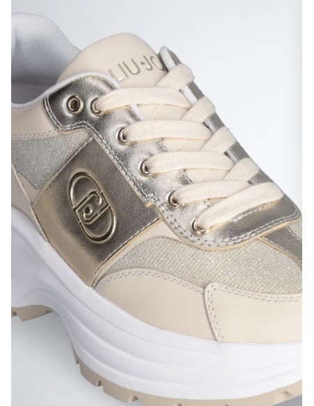 Liu Jo Donna - Sneakers in Pelle e Lurex  | Mariadesole.it