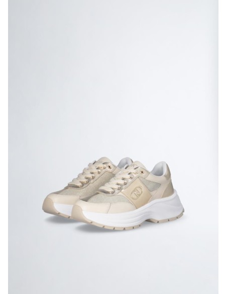 Liu Jo Donna - Sneakers in Pelle e Lurex  | Mariadesole.it