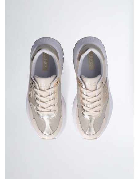 Liu Jo Donna - Sneakers in Pelle e Lurex  | Mariadesole.it