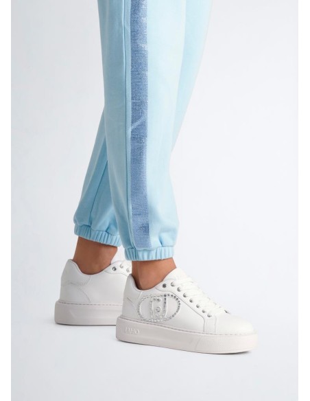 Liu Jo Donna - Sneakers con Logo Gioiello  | Mariadesole.it