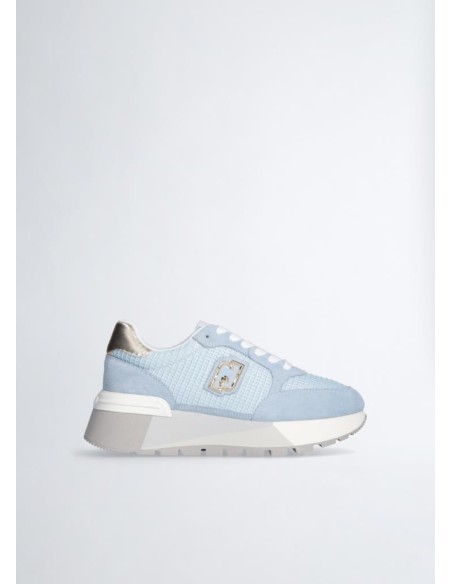 Liu Jo Donna - Sneakers Platform in Suede e Mesh  | Mariadesole.it