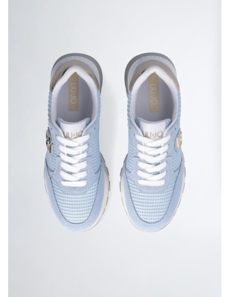 Liu Jo Donna - Sneakers Platform in Suede e Mesh  | Mariadesole.it