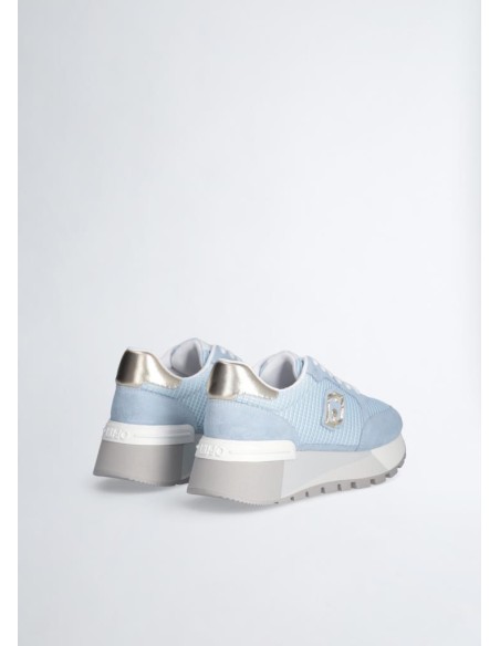 Liu Jo Donna - Sneakers Platform in Suede e Mesh  | Mariadesole.it
