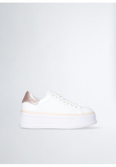 Liu Jo Donna - Sneakers in Pelle con Strass  | Mariadesole.it