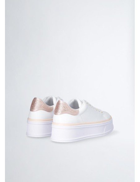 Liu Jo Donna - Sneakers in Pelle con Strass  | Mariadesole.it
