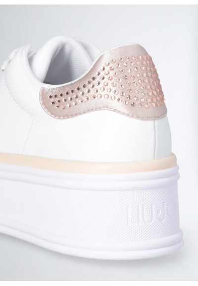 Liu Jo Donna - Sneakers in Pelle con Strass  | Mariadesole.it