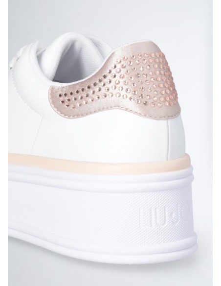 Liu Jo Donna - Sneakers in Pelle con Strass  | Mariadesole.it