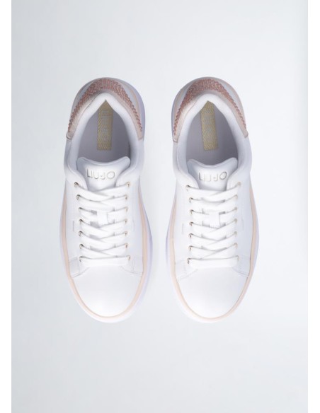 Liu Jo Donna - Sneakers in Pelle con Strass  | Mariadesole.it
