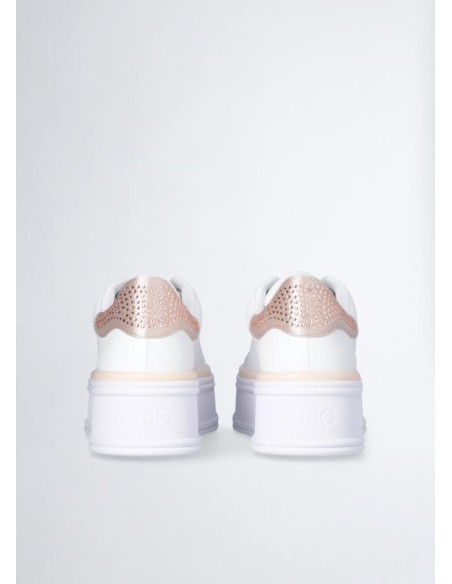 Liu Jo Donna - Sneakers in Pelle con Strass  | Mariadesole.it