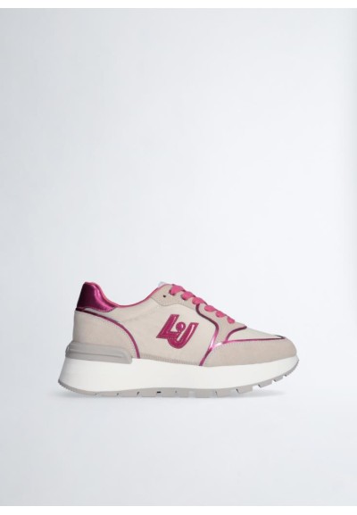 Liu Jo Donna - Sneakers Platform in Suede e Nylon  | Mariadesole.it
