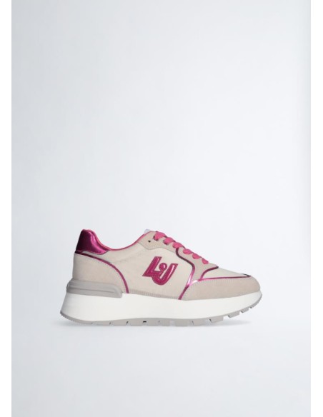 Liu Jo Donna - Sneakers Platform in Suede e Nylon  | Mariadesole.it