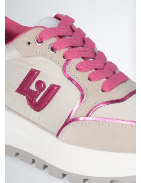 Liu Jo Donna - Sneakers Platform in Suede e Nylon  | Mariadesole.it