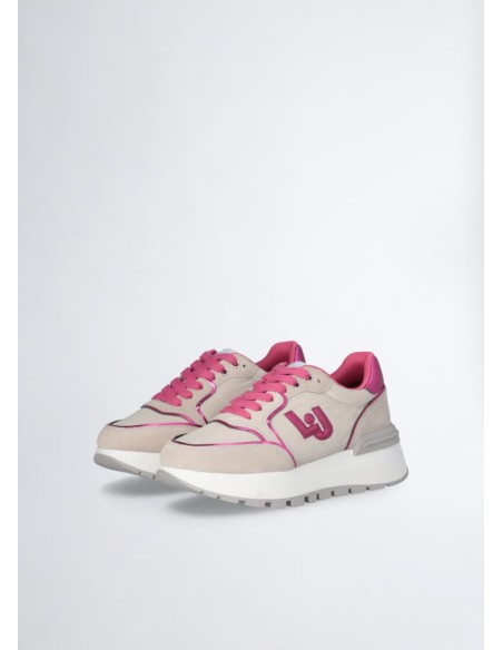 Liu Jo Donna - Sneakers Platform in Suede e Nylon  | Mariadesole.it