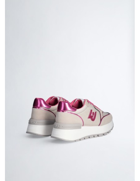 Liu Jo Donna - Sneakers Platform in Suede e Nylon  | Mariadesole.it