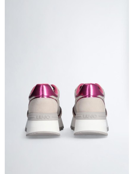 Liu Jo Donna - Sneakers Platform in Suede e Nylon  | Mariadesole.it