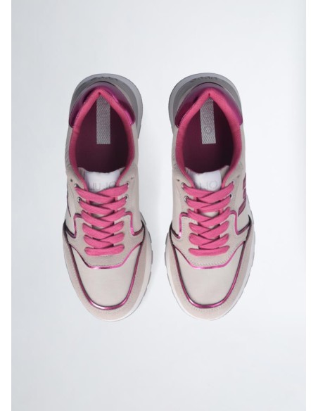 Liu Jo Donna - Sneakers Platform in Suede e Nylon  | Mariadesole.it