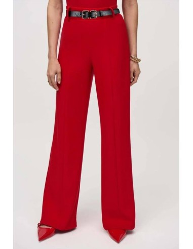 Pantaloni a Gamba Larga con Cintura in Maglia di Seta  | Mariadesole.i