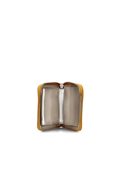 Portafoglio Piccolo con Trama Martellata Laurel Guess Donna Giallo  | 