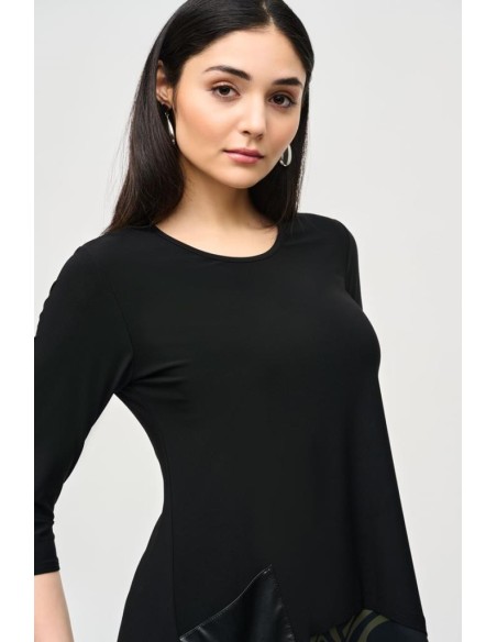 Maglia di Seta con Strato di Stampa Astratta  | Mariadesole.it