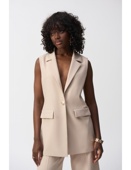 Joseph Ribkoff Donna - Gilet Aderente in Twill Lux  | Mariadesole.it